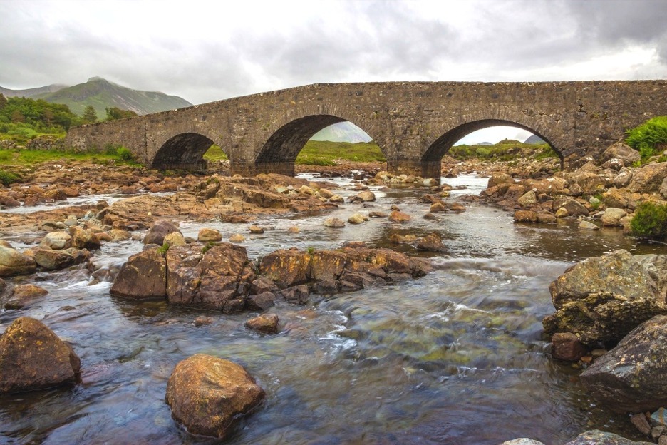 Sligachan bridge, Skye, Scotland