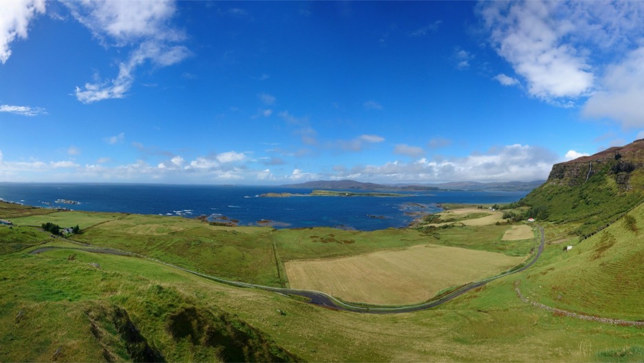 Panorama on isle of Mull