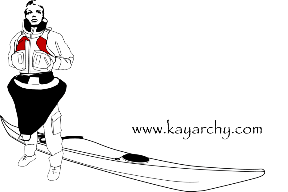 Graphic of girl kayaker