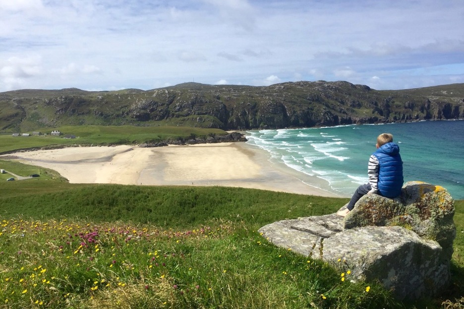 Sandy beach, Scotland