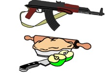 Kalashnikov and apple pie